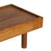 Mesa Ratona Madera Marron Vintage Castaño en Marrón - Mesas de living, Uruguay | Divino, vista 6 de 8