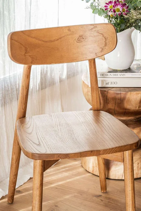 SILLA MICK - OLMO MIEL en Madera natural - Sillas, Uruguay | La Iberica, vista 10