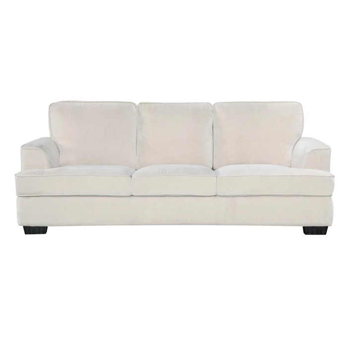 Sofá 3 Cuerpos Tela Natural-beige Austin Natural en Madera natural - Sillones y sofás, Uruguay | Divino, vista 2
