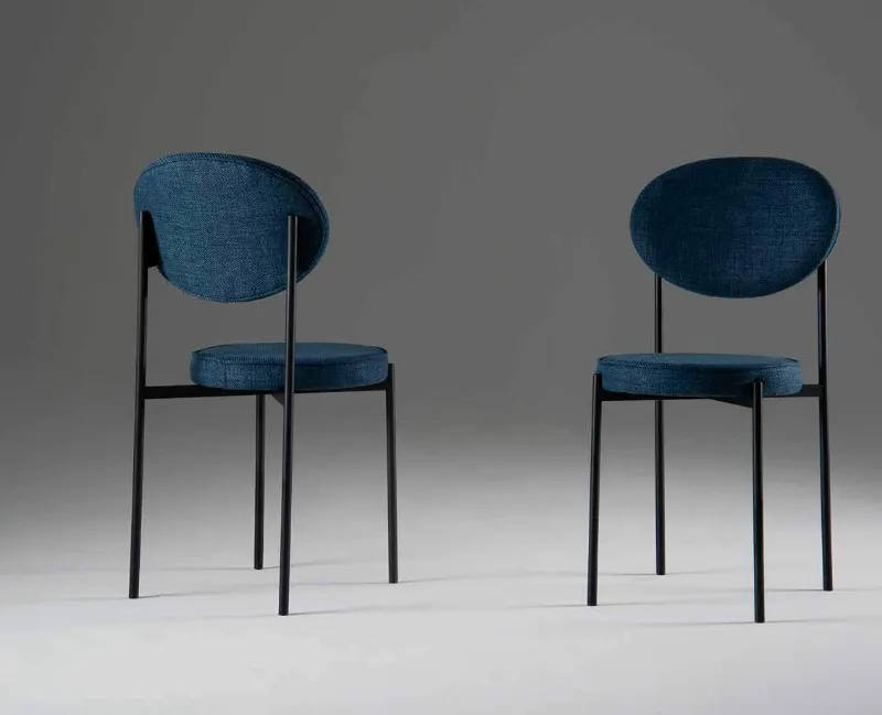 Silla Elza en Flame gelo / acero inox. Negro - Sillas, Uruguay | Casa Brava