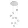 Colgante led 9 esferas efecto flotante 9*5W en Blanco - Lámparas colgantes, Uruguay | Iluminica, vista 1 de 6