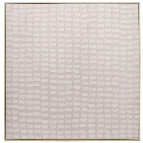 Cuadro Ice I, 100x100, Natural/beige Papel H1hca250087b en Beige - Decoración de pared, Uruguay | Divino