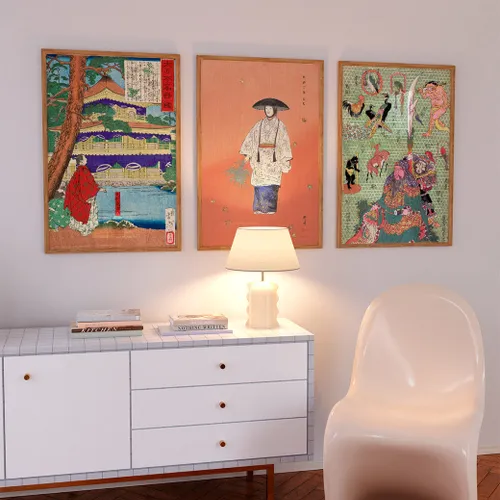 Ukiyo-e en Multicolor - Láminas, Uruguay | La Cuadrería