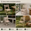 Silla Plegable Madera Eucaliptus en Madera natural - Sillas, Uruguay | La Cueva Muebles, vista 12 de 14