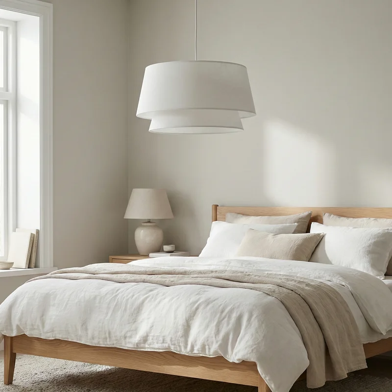 Niveo Tiered Canvas en Blanco - Lámparas colgantes, Uruguay | La Perla, vista 4