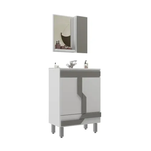 Mueble De Baño 2 Puertas Y Espejo - Sillones y sofás, Uruguay | Soy Hogar