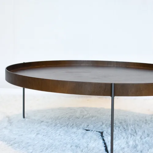Mesa Ratona Sphera Alta - Balton Design en Marrón - Mesas de living, Uruguay | Balton