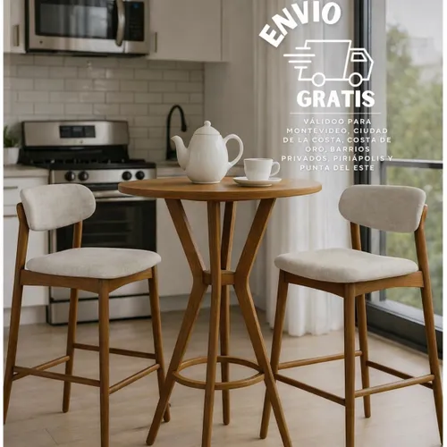 BANQUETA AXIS CARVALHO T424C en Beige - Muebles, Uruguay | Indrana