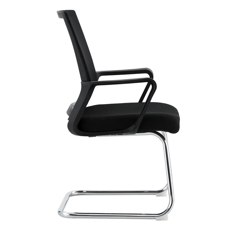 Silla De Visita Malla Negro Collins en Negro - Escritorios y sillas de escritorio, Uruguay | Divino, vista 3