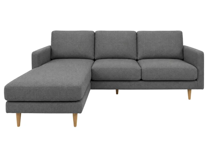 Sofa con Chaise PRADA PREVENTA - Dark Grey Tela Rústica en Dark Grey Tela Rústica - Sillones y sofás, Uruguay | Finkel, vista 2