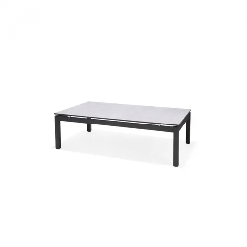 Mesa de centro rectangular de Aluminio - Ruby de 110x60cm en Gris - Muebles para el exterior, Uruguay | Rústico Hogar