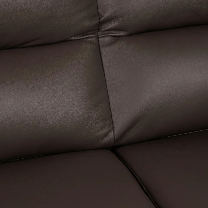 Sofa 2 Cuerpos Cuero-100-natural Marron Venecia Choc. en Marrón - Sillones y sofás, Uruguay | Divino, vista 5