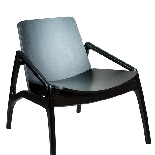 POLTRONA BALDER MADERA NEGRA 63X70X69H CM - Butacas, banquetas y puffs, Uruguay | Vinibel