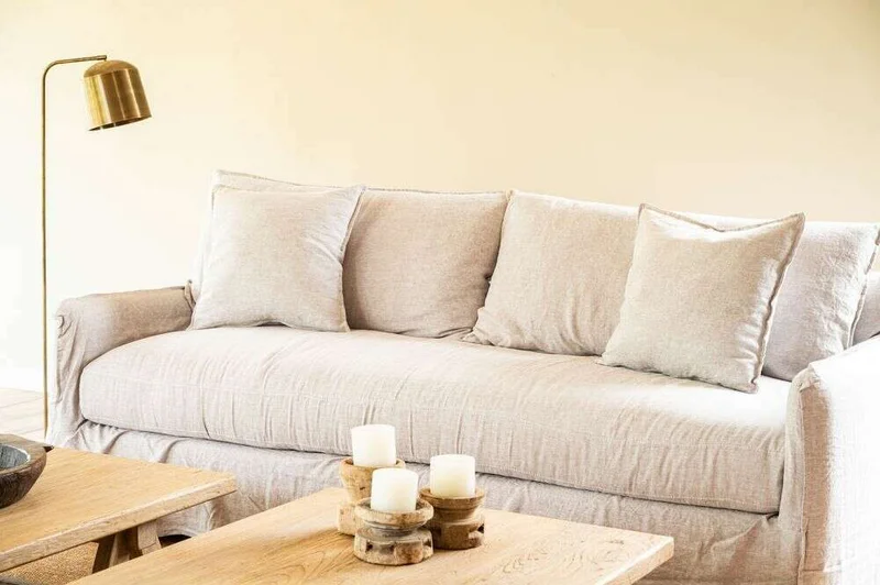 SILLON ALMA LINO GRIS CLARO - 2.30 MTS en Gris - Sillones y sofás, Uruguay | La Iberica, vista 5