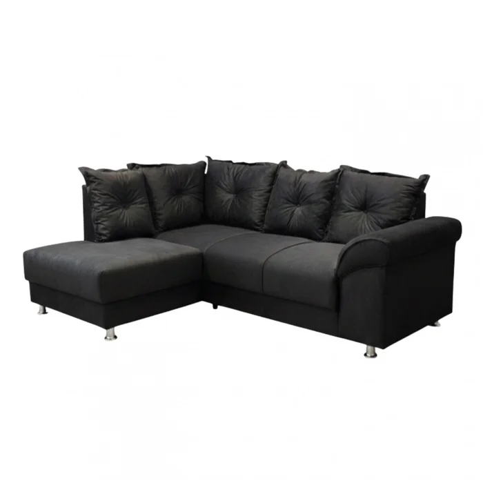 Sillón Esquinero 5 lugares - Bari - Negro en Negro - Sillones y sofás, Uruguay | Rústico Hogar, vista 2