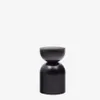 Mesa auxiliar Rachell de metal con acabado - pintado negro brillante Ø 30 cm en Negro - Mesas de arrimo, Uruguay | Kavehome, vista 1 de 6