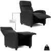 Sillon reclinable 1 cuerpo - Negro en Negro, Uruguay | La Cueva Muebles, vista 4 de 8