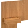Respaldo Queen continuo con mesa de luz Chloe - Moderna - Marrón en Marrón - Respaldos de cama, Uruguay | Rústico Hogar, vista 3 de 5