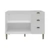 Bajo Mesada 2 Puertas 3 Cajones Mdf Tiradores Metalicos en Blanco - Butacas, banquetas y puffs, Uruguay | Soy Hogar, vista 4 de 8
