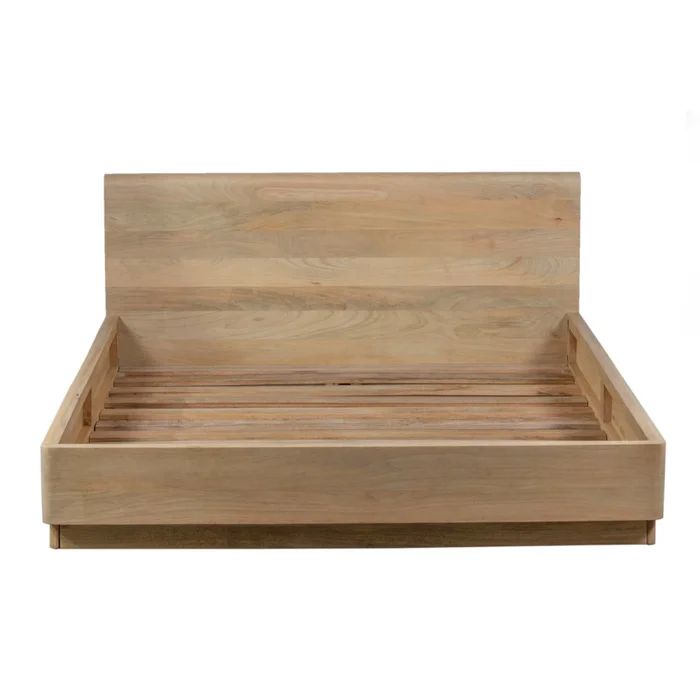 Cama King Madera Natural-beige Cuarzo en Madera natural - Dormitorio, Uruguay | Divino, vista 3