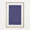 Cuadro Durkan de papel reciclado - azul 50 x 70 cm en Azul - Decoración de pared, Uruguay | Kavehome, vista 7 de 7