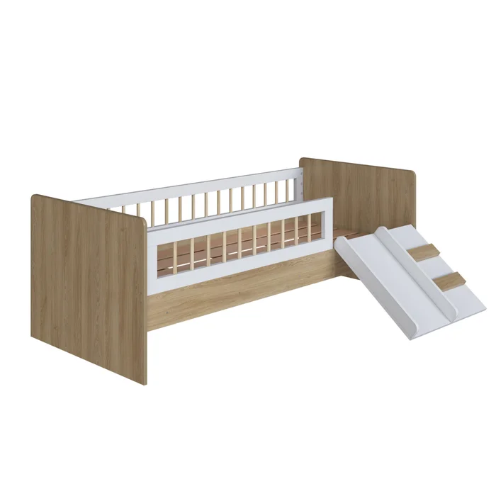 Cama Emma – Con Tobogán – Marron en Madera natural - Dormitorio, Uruguay | RM Muebles y Deco, vista 4