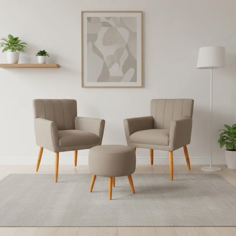 Conjunto Cecilia en Azul - Sillones y sofás, Uruguay | Moderna Hogar, vista 4