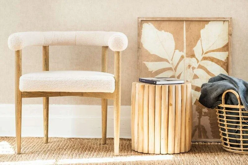 CUADRO PALMA BEIGE 1 – 80 X 60 CMS en Beige - Decoración de pared, Uruguay | La Iberica, vista 3