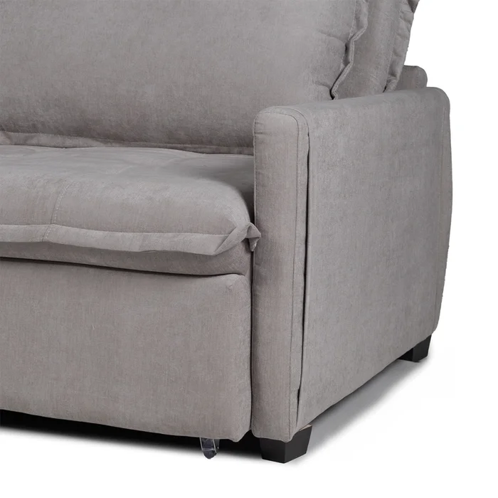 Sofá Cama Oliver - Tela Microfibra - 12074 (Ceniza) en Gris - Sillones y sofás, Uruguay | Nyr, vista 8