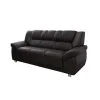 Sillon 3 Cuerpos Sofa Córdoba Pu Negro en Marrón - Sillones y sofás, Uruguay | Soy Hogar, vista 2