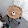 MESA AUXILIAR 54x54x61CM en Madera natural - Mesas de arrimo, Uruguay | Koz, vista 4 de 4