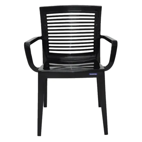 Silla Victoria Con Posa brazos en Polipropileno - Color negra - 92042/009 en Negro - Sillas, Uruguay | Champagne Home