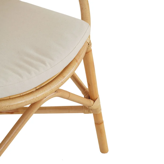 Butaca Rattan Natural-beige Nala Natural en Madera natural - Sillones y sofás, Uruguay | Divino, vista 4
