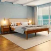 Cama 2 Plazas Madera Marron Praga en Amarillo - Dormitorio, Uruguay | Divino, vista 4 de 4