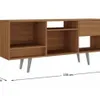 Rack con cajón RK-2111 Nogal - Muebles para TV, Uruguay | Que Sal Muebleria, vista 4 de 8