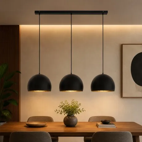 Lámpara De Techo Jaicey en Negro - Lámparas de mesa, Uruguay | Aihaus