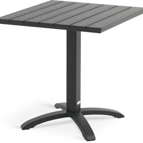 Mesa de balcón HOBRO A70xL70 negro en Negro - Muebles para el exterior, Uruguay | JYSK