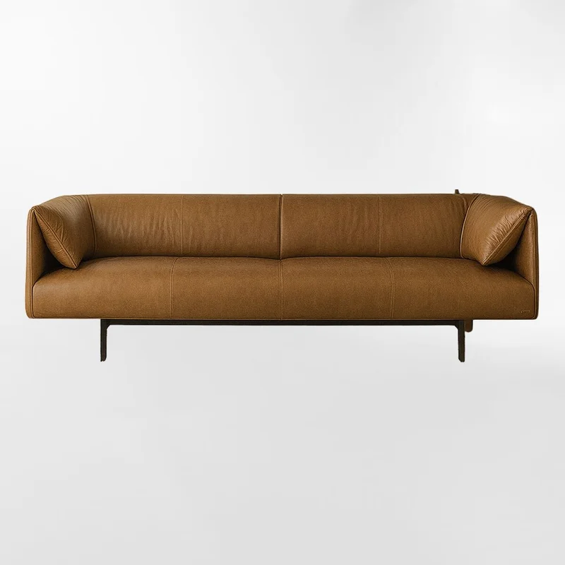 SOFÁ BURTON COGNAC 4 CUERPOS en Marrón - Sillones y sofás, Uruguay | Viasono, vista 3