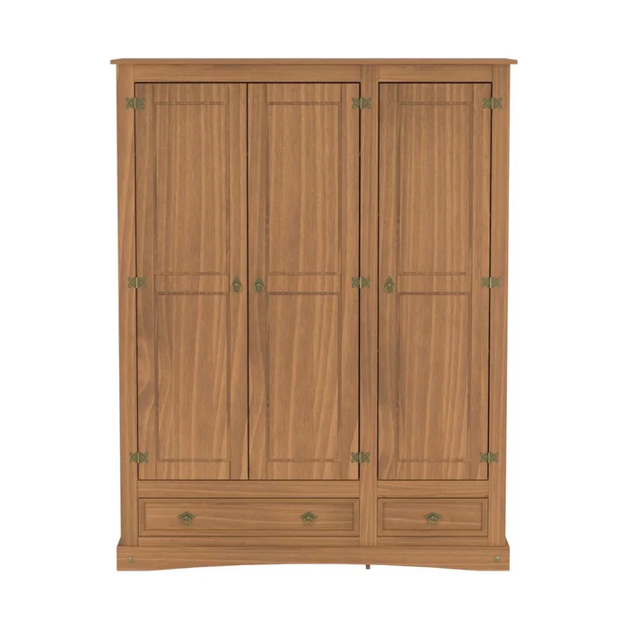 Placard 3 Puertas Madera Marron Mex en Marrón - Roperos y placares, Uruguay | Divino, vista 3