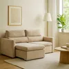 Sofá Dublin (Rebatible) - Microfibra - 2 cuerpos - TC 1010 (Beige) en Beige - Sillones y sofás, Uruguay | NYR, vista 2 de 7