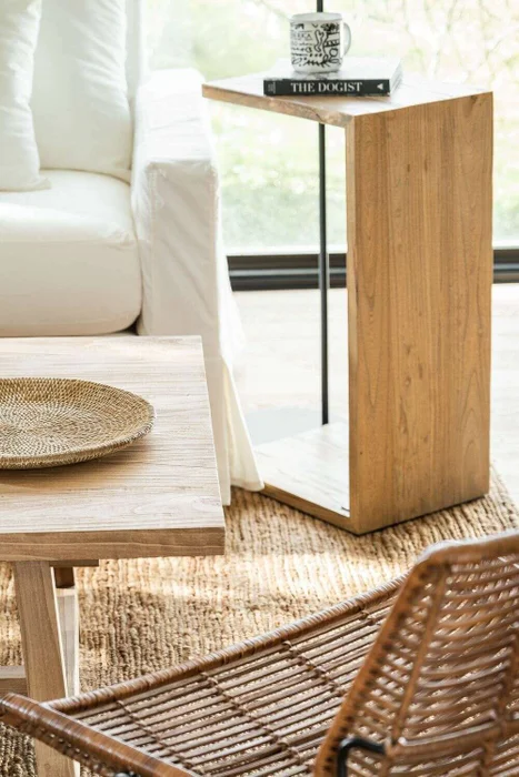 MESA AUXILIAR - OLMO NATURAL - Mesas de living, Uruguay | La Iberica, vista 2