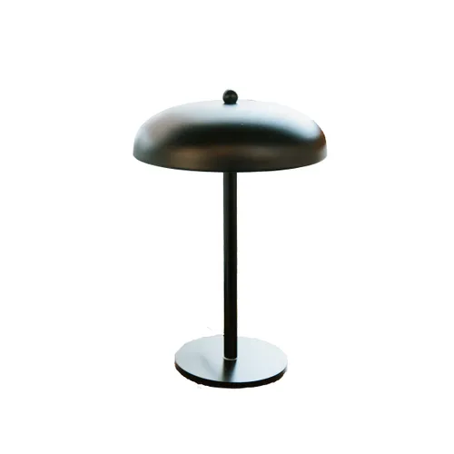 Lámpara de Mesa Tomás – Estilo Hongo en Negro - Lámparas de mesa, Uruguay | Bascuhouse