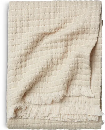 Manta throw DVERGSYRE 130x170 beige en Beige - Textiles, Uruguay | JYSK