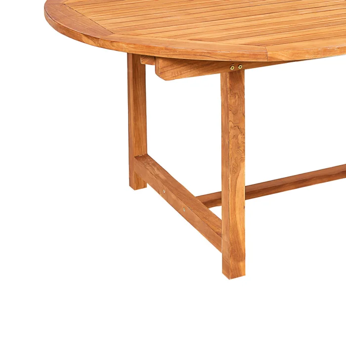 Mesa Ext Madera Natural-beige Yaris 180-240cm en Madera natural - Muebles para el exterior, Uruguay | Divino, vista 3