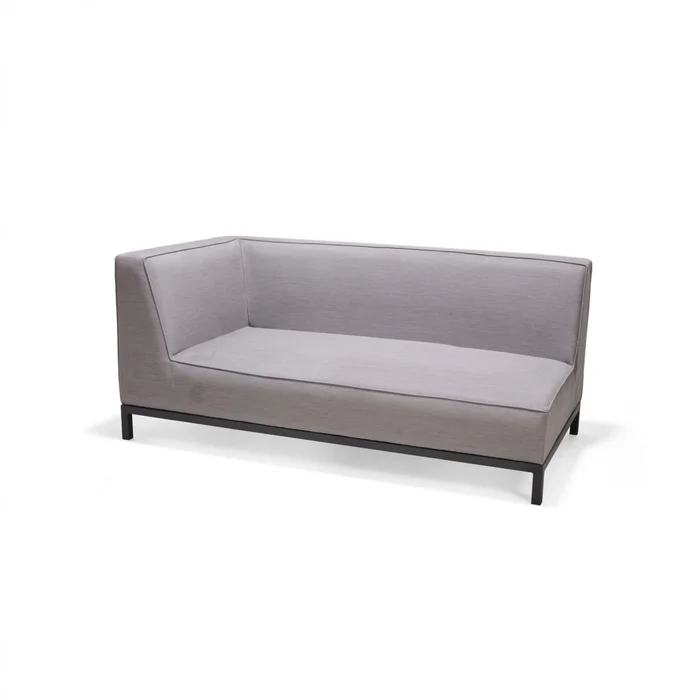 Modulo Sofá - 2 Cuerpos - Ruby en Gris - Muebles para el exterior, Uruguay | Rústico Hogar