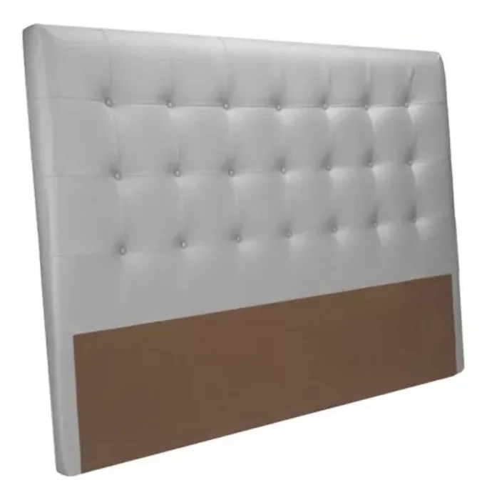 RESPALDO 2 PLAZAS (1.60 MTS) - TAPIZADO BEIGE en Beige - Respaldos de cama, Uruguay | Champagne Home
