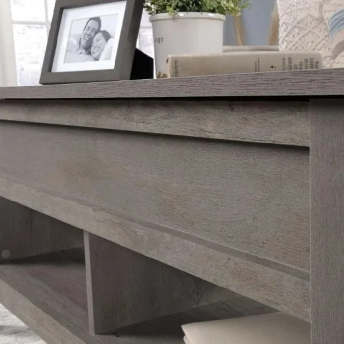 Mesa Ratona Articulada Sauder - Linea Dakota Pass - Gris en Gris - Mesas de living, Uruguay | Ecowood, vista 4