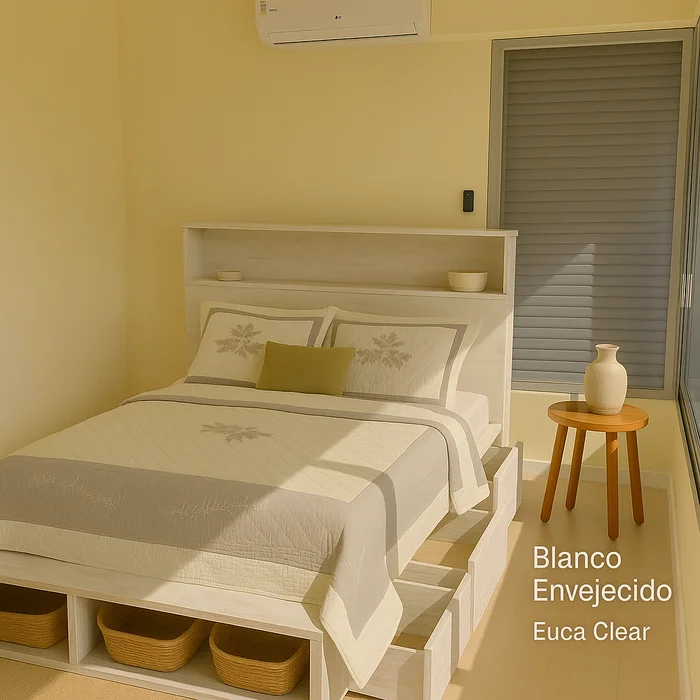 Cama Ginebra en Madera natural - Dormitorio, Uruguay | Tree House Deco, vista 5