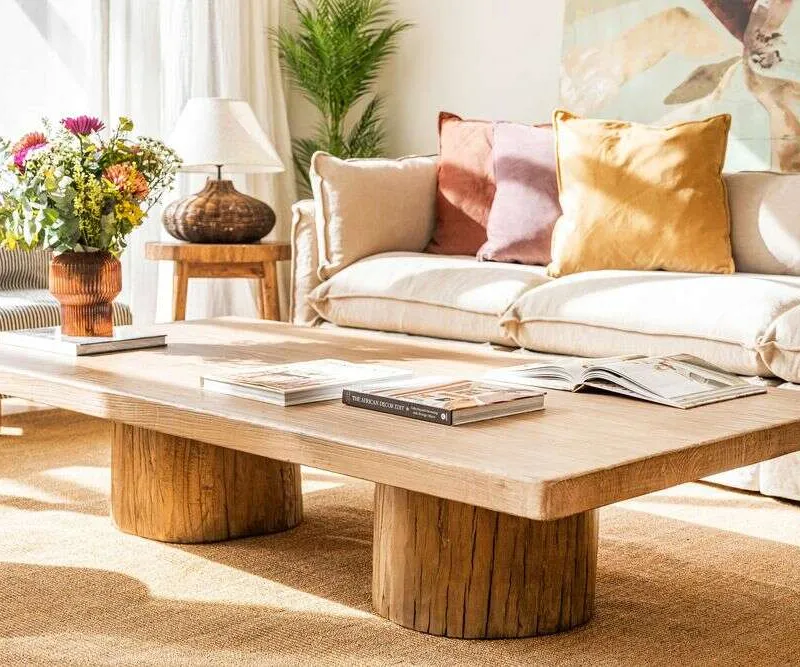 MESA LIVING TEMPLO - 1.83 X 0.90 en Madera natural - Mesas de living, Uruguay | La Iberica