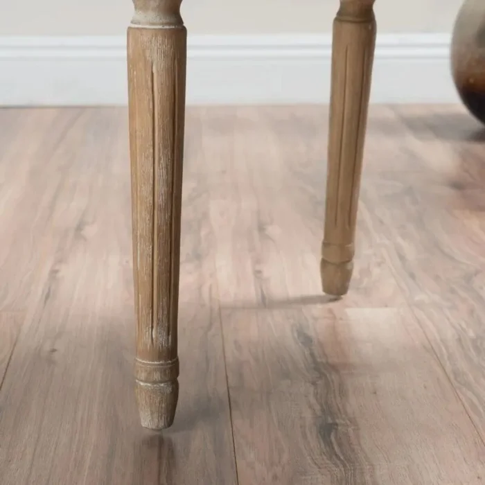Silla Tapizada Estilo Luis Xv Con Botones en Beige - Sillas, Uruguay | La Cueva Muebles, vista 4